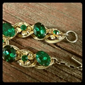 Green/Gold vintage bracelet
